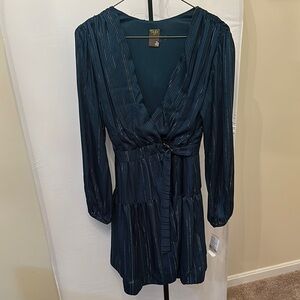 Elegant Teal Dress by Topshop